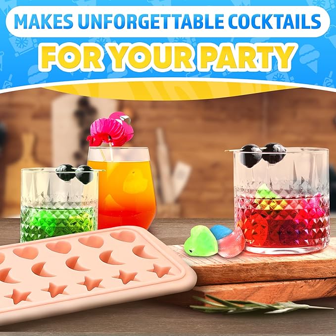 Mini Star Ice Cube Tray with Lid – Stars, Moons & Hearts that Just Pop Right - Image 9
