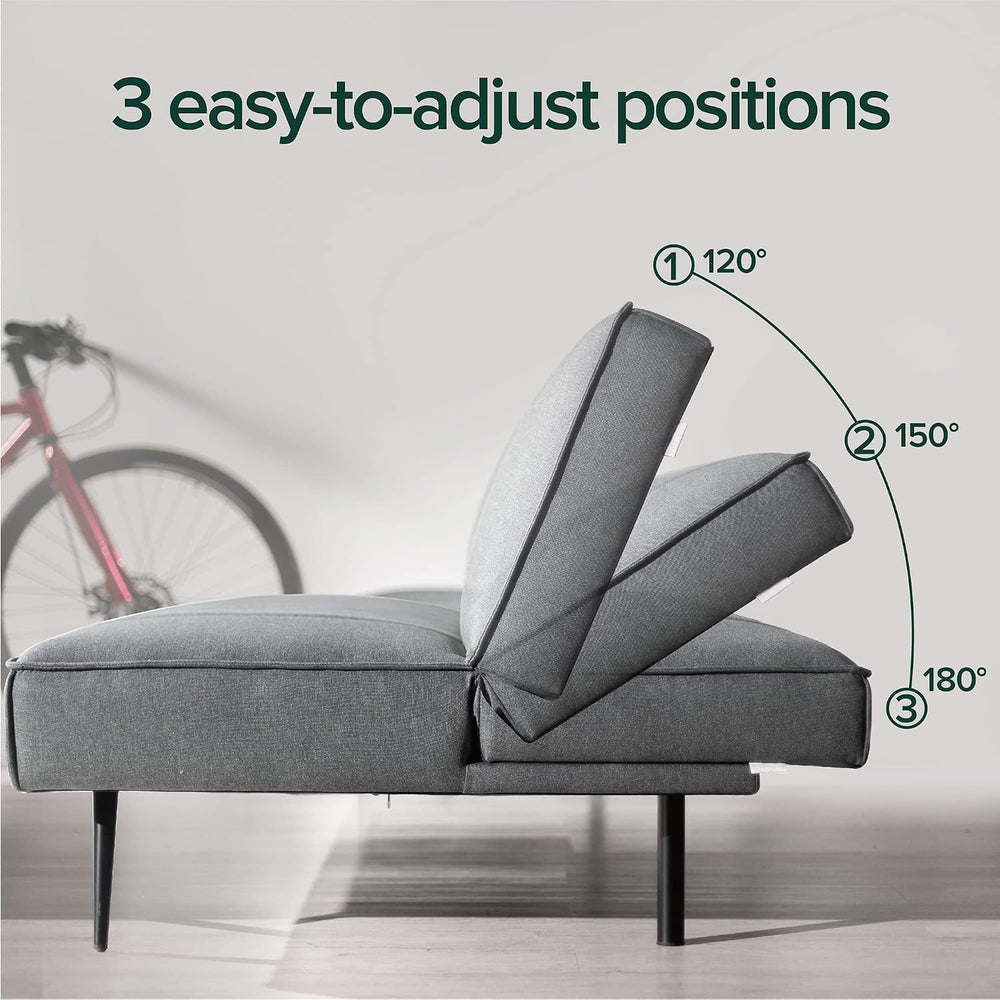 Zinus Quinn Sleeper Sofa, Convertible Sofa, Futon Sofa Bed, 2 in 1 Folding So...