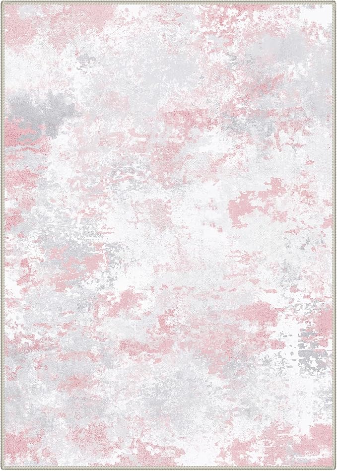 Area Rugs 5x7 for Living Room Bedroom, Modern Abstract Machine Washable Rug - Image 5