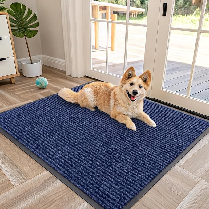 OLANLY Front Door Mat Indoor Outdoor Entrance, Waterproof Heavy Duty Doormat by OLANLY