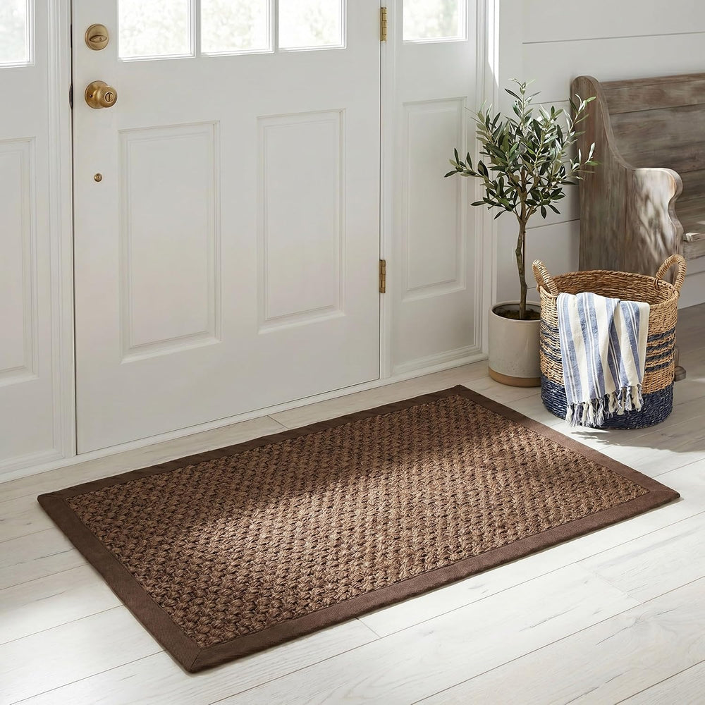 SAFAVIEH Natural Fiber Accent Rug 2'x3', Coastal Chocolate NF525D