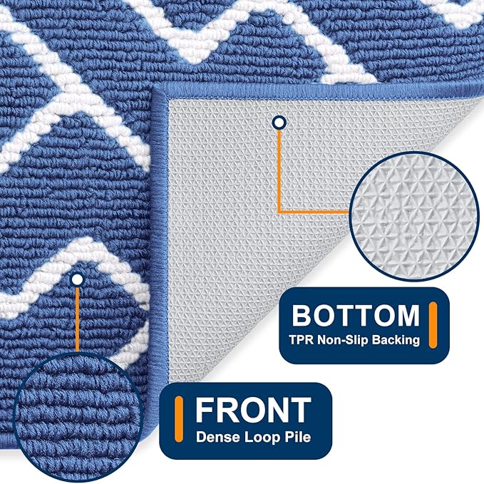 OLANLY Front Door Mat, Non-Slip Rubber Backing, Dirt Resistant and Absorbent - Image 4