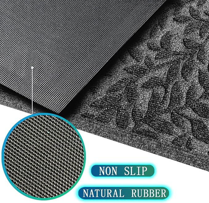 Bulijojo Sturdy Front Entrance Doormats, Durable Heavy Duty Welcome Mat - Image 2
