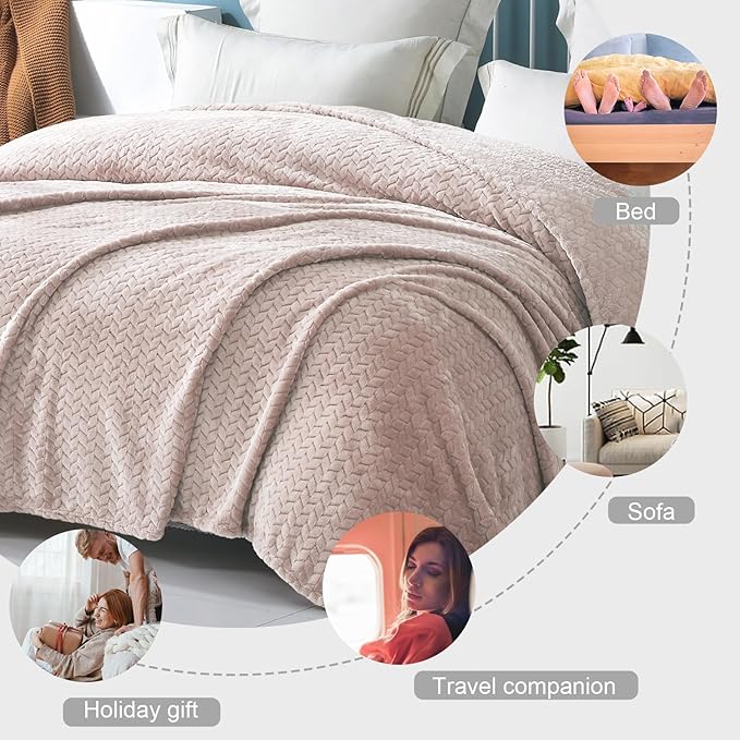 Exclusivo Mezcla Fleece Queen Size Blanket - Image 3