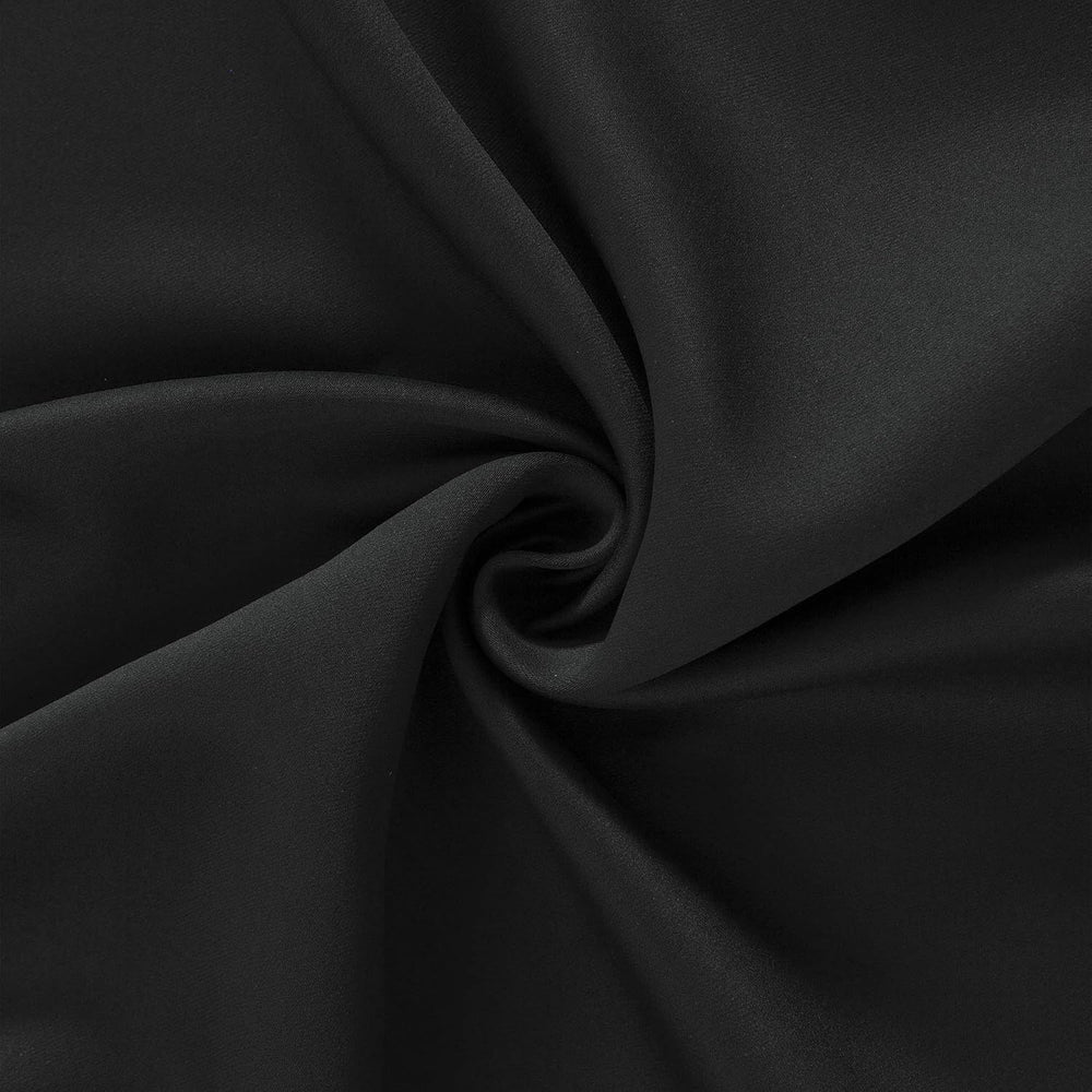 LEMOMO Blackout Curtains 66 x 84 inch/Black Curtains Set of 2 Panels/Thermal ...