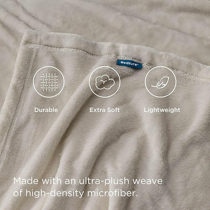 Bedsure GentleSoft Fleece King Size Blankets - Image 4