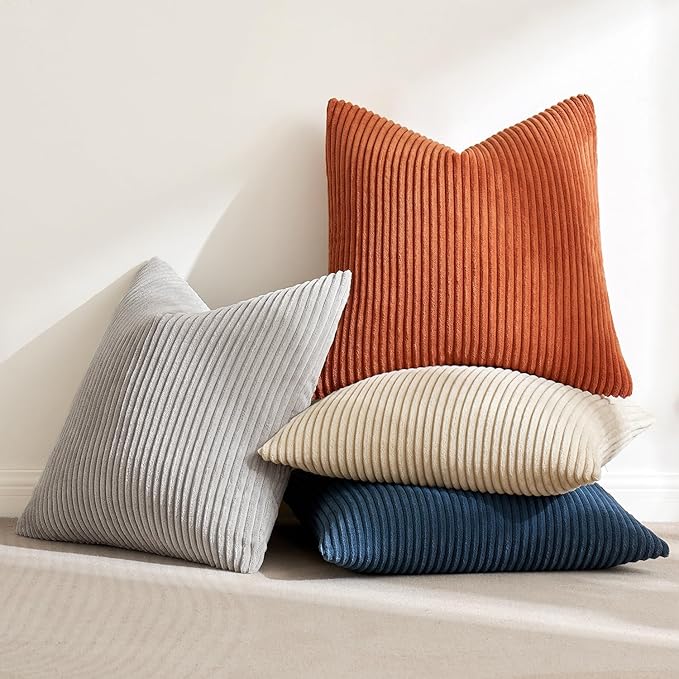 MIULEE Boho Farmhouse Throw Pillow Covers 18x18 Inch Set of 4 Summer Mordern - Image 7