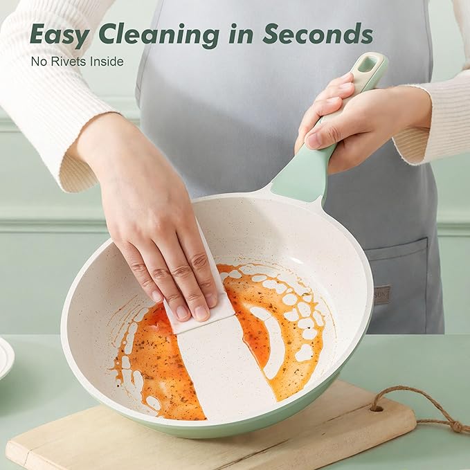 SENSARTE Nonstick Ceramic Frying Pan 11-Inch, Healthy Non Toxic Skillet - Image 3