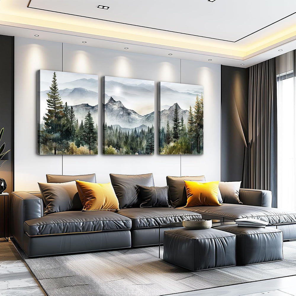 MHARTK66 3 Piece Framed Canvas Art Prints Wall Art for Living Room Modern Wal...