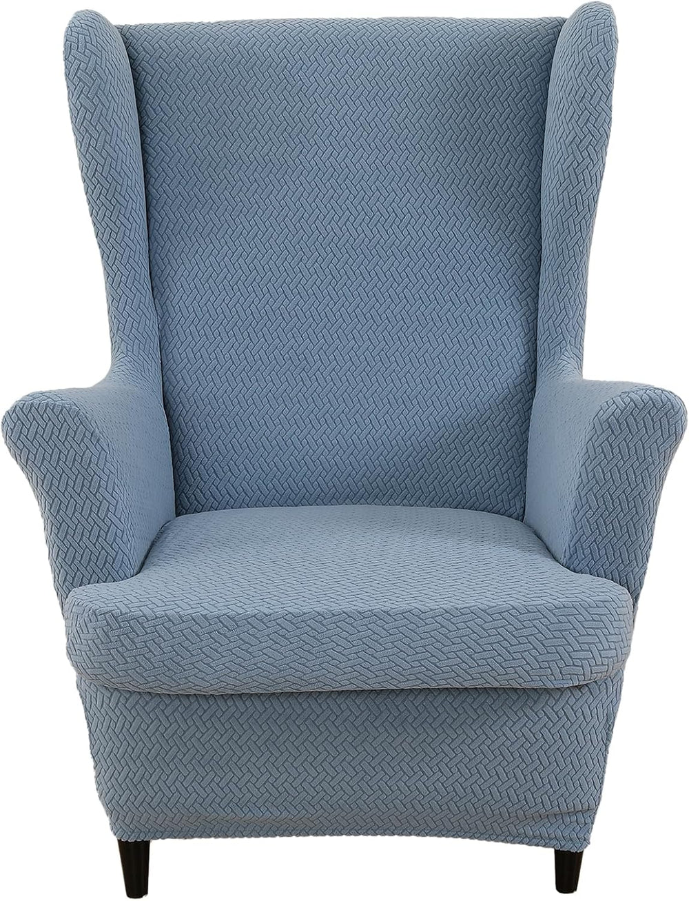 HZDHCLH Wingback Chair Slipcovers 2 Piece Stretch Armchair Covers Washable