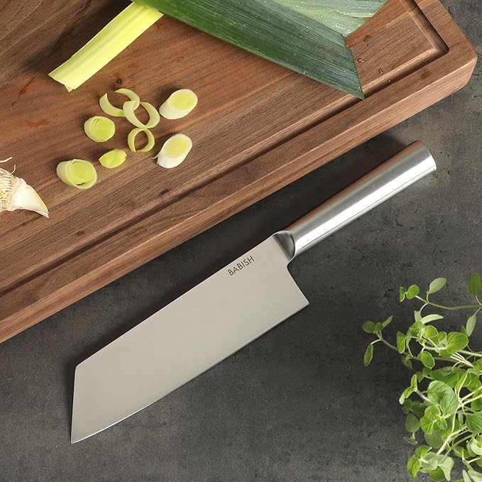 Babish 7.5-Inch Clef Knife – High-Carbon 1.4116 German Steel Kitchen Knife - Image 5