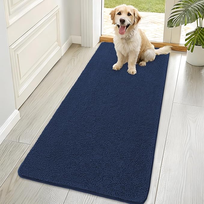 OLANLY Dog Door Mat for Muddy Paws 70x35, Absorbs Moisture and Dirt, Absorbent by OLANLY