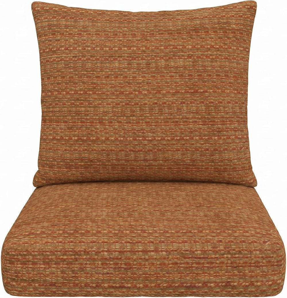 RSH DECOR: Sunbrella Deep Seating Cushion with Pillow Back | 25” x 25” x 5&qu...