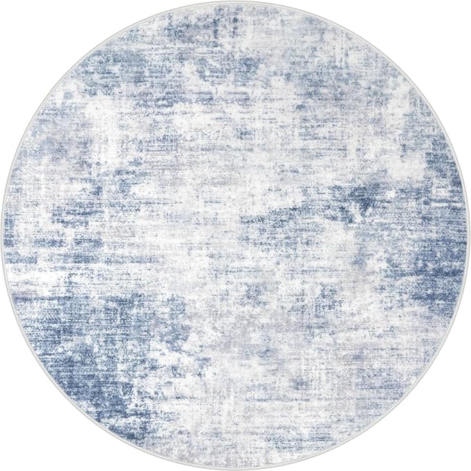 IOHOUZE Round Area Rug 5 Ft Circle Entryway Rugs Round Washable Door Mat Indoor - Image 9