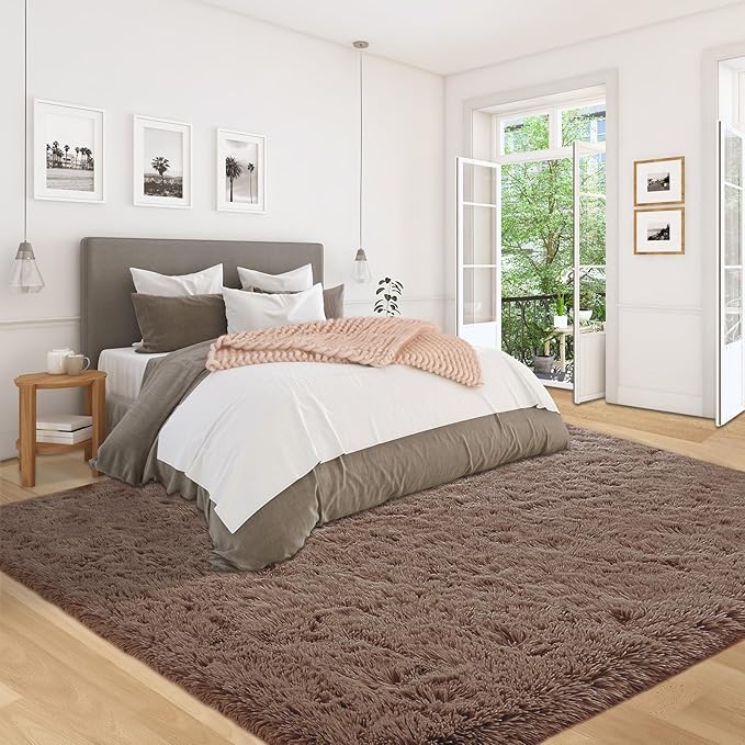 5x7 Area Rug for Living Room: Fluffy Shag Soft Washable Rugs Fuzzy Plush Indoor - Image 6