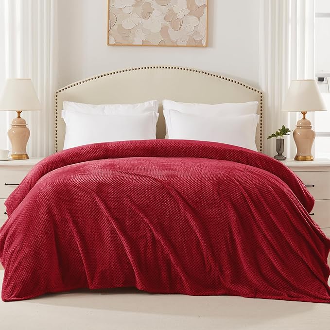 Exclusivo Mezcla Fleece Bed Blanket Twin Size, Super Soft and Warm Blankets - Image 3
