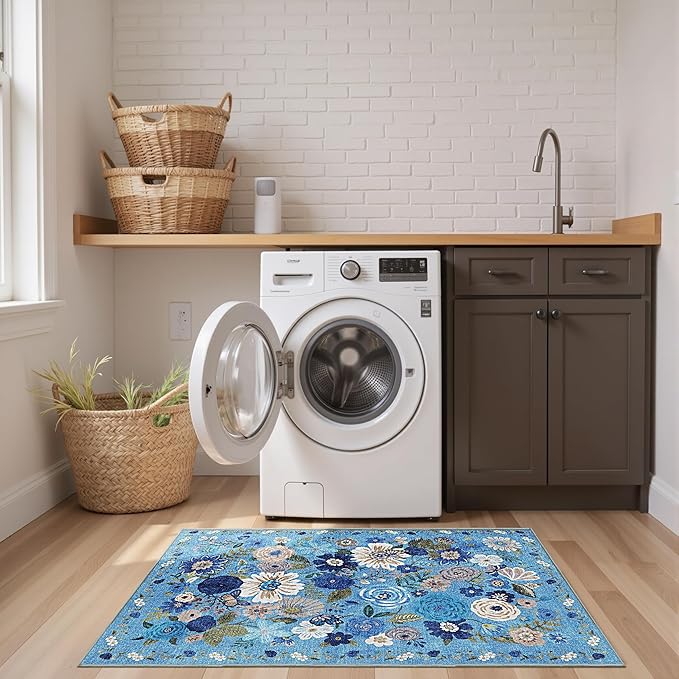 2x5 Entryway Runner Rugs, Non Slip Washable Rugs - Image 4
