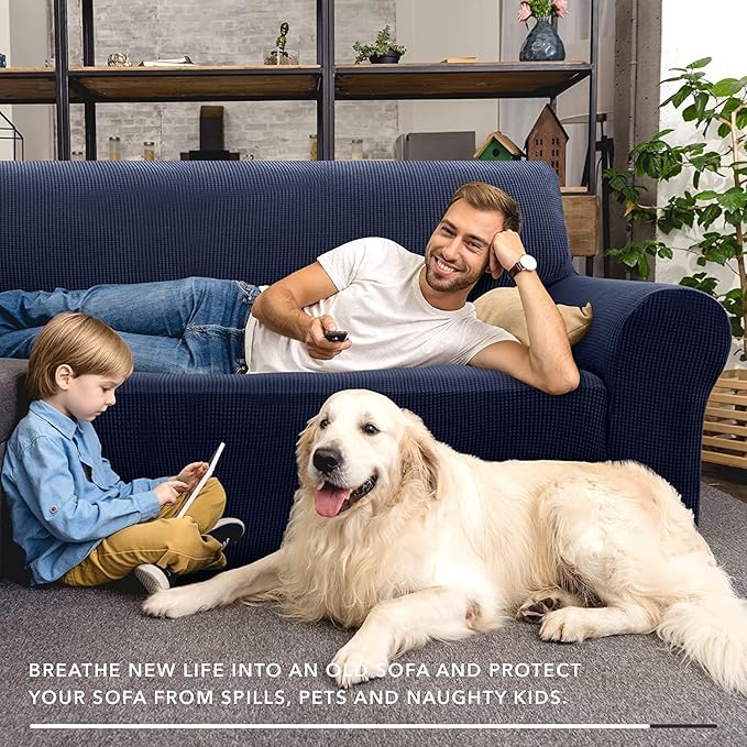 ZNSAYOTX Super Stretch Couch Cover Universal Sofa Covers - Image 8