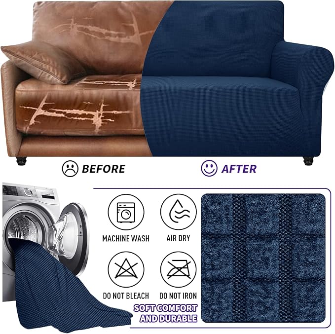 ZNSAYOTX Super Stretch Chair Slipcover Universal Sofa Chair Covers - Image 7