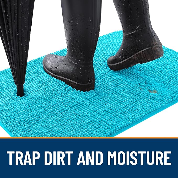 OLANLY Dog Door Mat for Muddy Paws 59x20, Absorbs Moisture and Dirt, Absorbent - Image 2