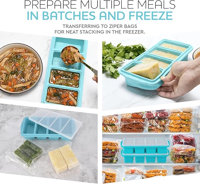 Silicone Freezer Tray With Lid - Image 2