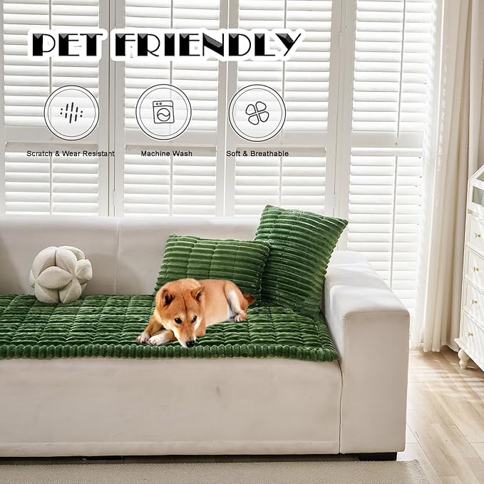 ZQFFB Pet Couch Cover Dogs Washable Non-Slip Couch Protector Pet Friendly Dog - Image 2