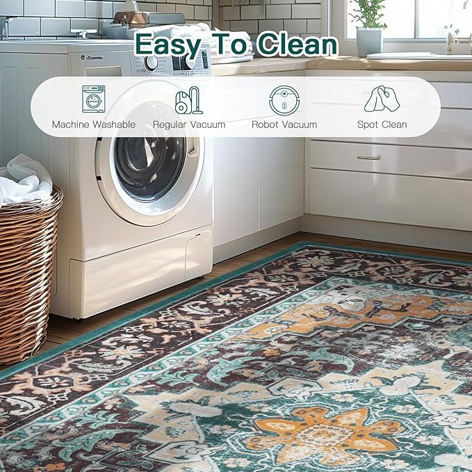 Lofus 5x7 Area Rugs for Living Room, Washable Area Rug, Rugs for Bedroom - Image 6