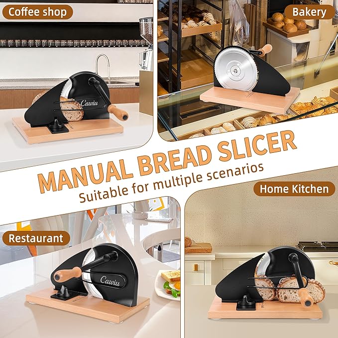 CAWIU Upgraded Manual Bread Slicer