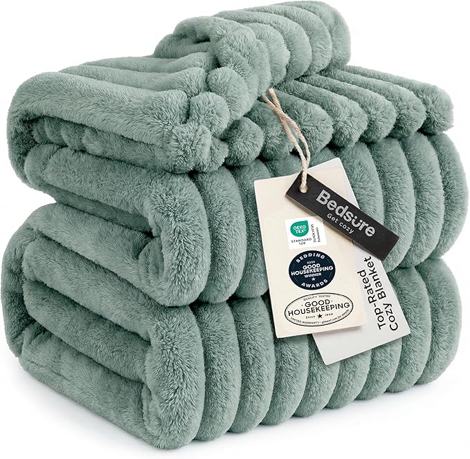 Bedsure GentleSoft Blankets Queen Size by BEDSURE