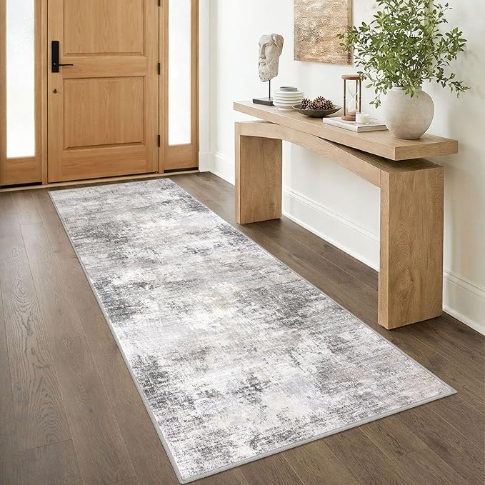 IOHOUZE Abstract Runner Rug 3x8 Ft Washable Runners by iOhouze