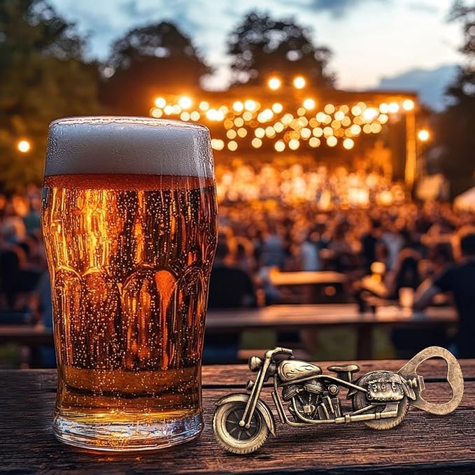Motorcycle Beer Gifts for Men, Vintage Motorcycle Bottle Opener - Image 3