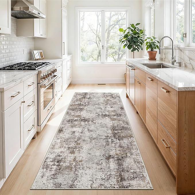 2x5 Washable Runner Rug for Hallway: Non Slip Entryway Runners Rugs - Image 3