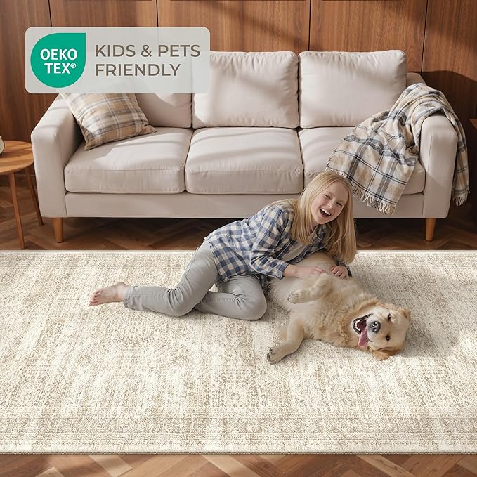 3x18 Washable Runner Rug for Hallway, Non-Slip Long Hallway Runner for Entryway - Image 9