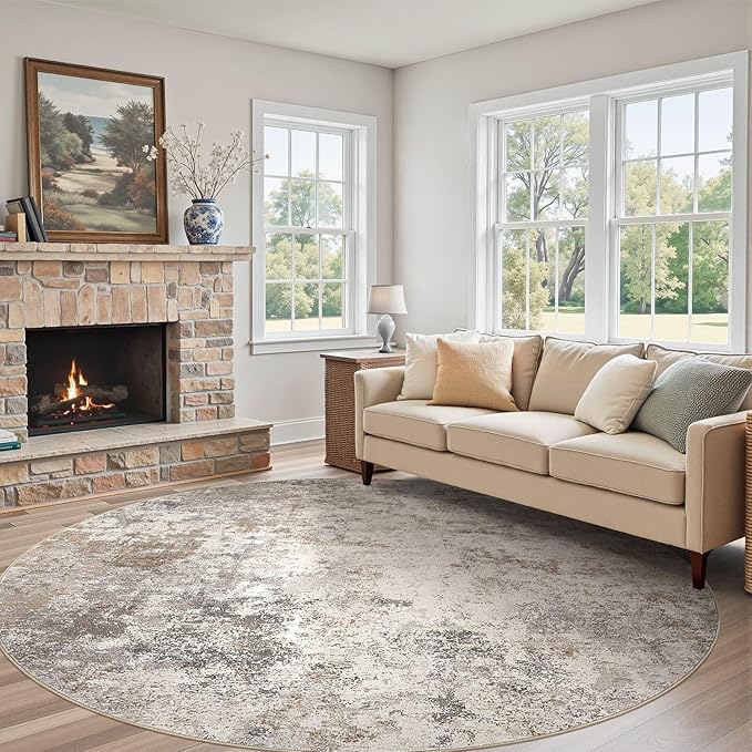 UERMEI 10ft Round Area Rug Living Room Rugs - Image 7