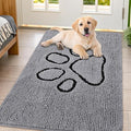 Smiry Dog Door Mat for Muddy Paws, Absorbent Dirt Trapper Non Slip Quick Dry by Smiry