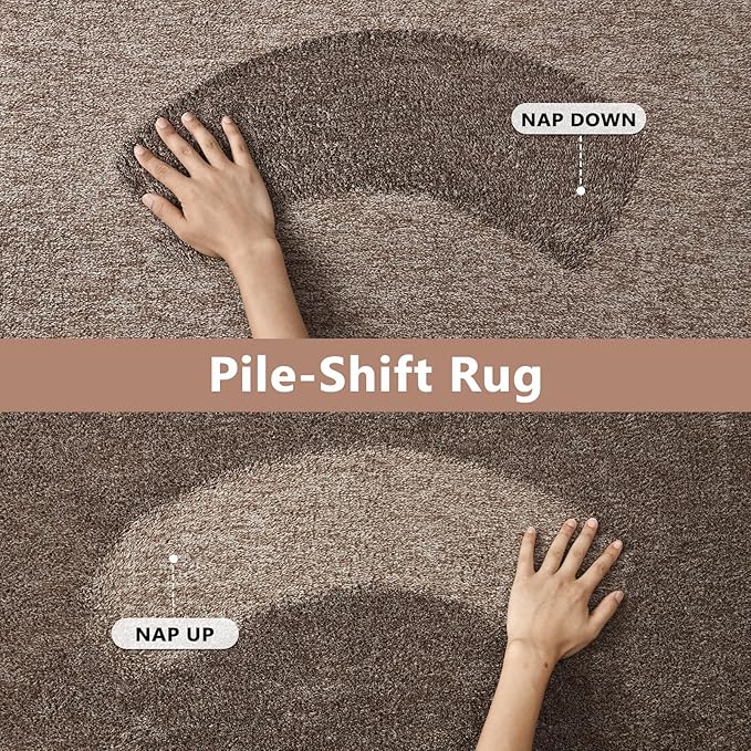 FinRèc 4x6 Washable Area Rugs for Bedroom Living Room, Low Pile Thin Rug Solid - Image 8
