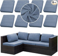 Outdoor Cushion Covers Set, Replacement by SUKAIKEQA