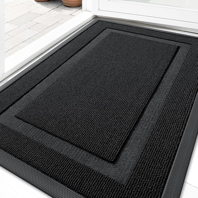 OLANLY Front Door Mat Indoor Outdoor Entrance, Waterproof All-Season, by OLANLY