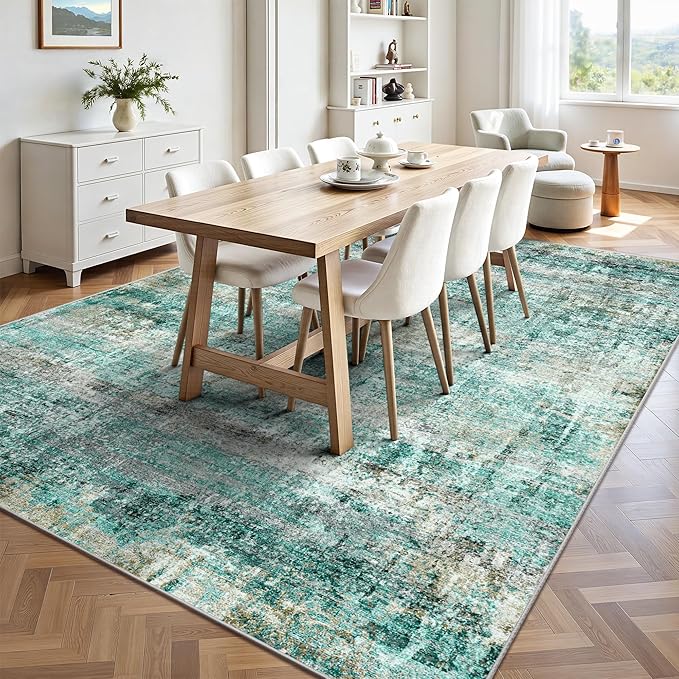 LEPEII 6x9 Area Rugs, Washable Modern Abstract Area Rugs - Image 4