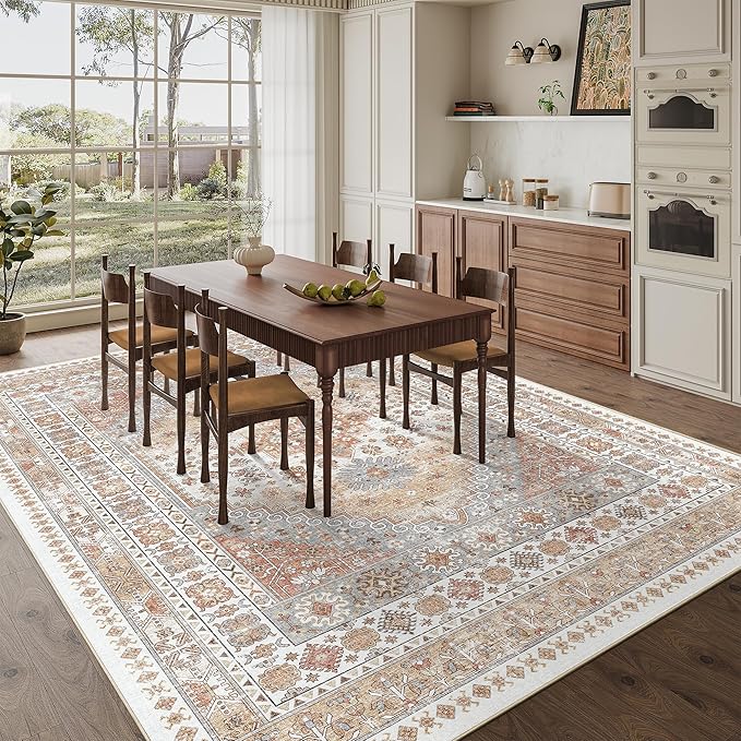 zesthome 9x12 Area Rugs, Stain Resistant Washable Rug, Ultra-Thin Rugs - Image 9