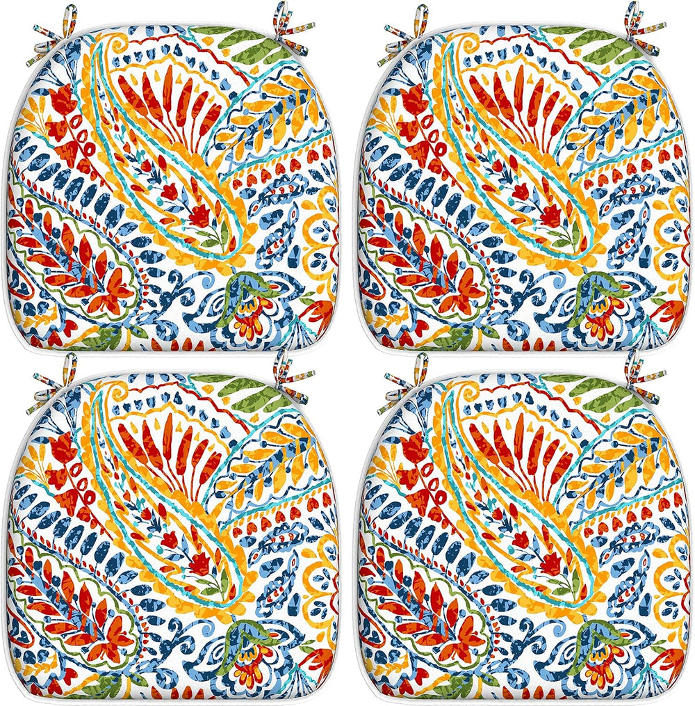 LVTXIII Indoor/Outdoor Chair Cushions Seat Cushions with Ties, Patio Chair Pa...
