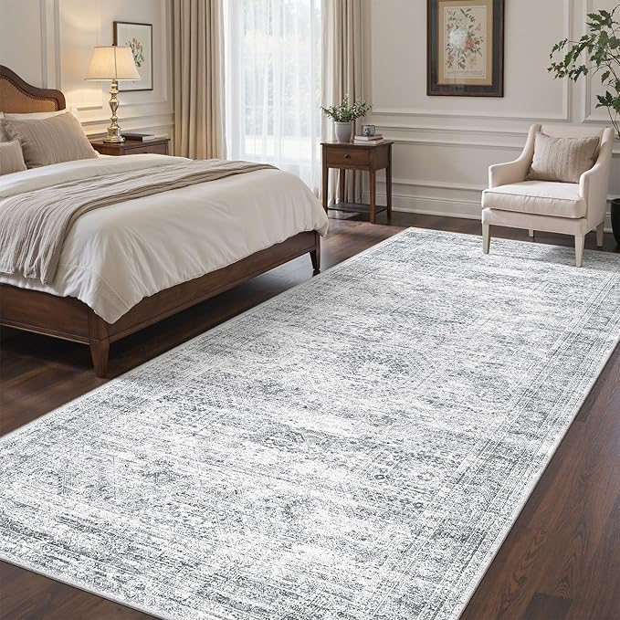 4x8 Rug for Bedroom, Wide Runner Rug for Hallway, Non Slip Washable Runner Rug - Image 5