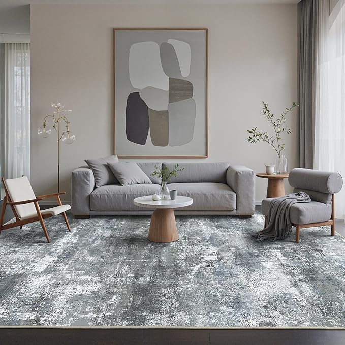 BEIMO Area Rugs 6x9 for Living Room Bedroom, Modern Abstract Machine Washable - Image 3