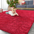OLANLY Area Rugs for Living Room Bedroom, Machine Washable 4x5.9 ft Soft Fluffy by OLANLY