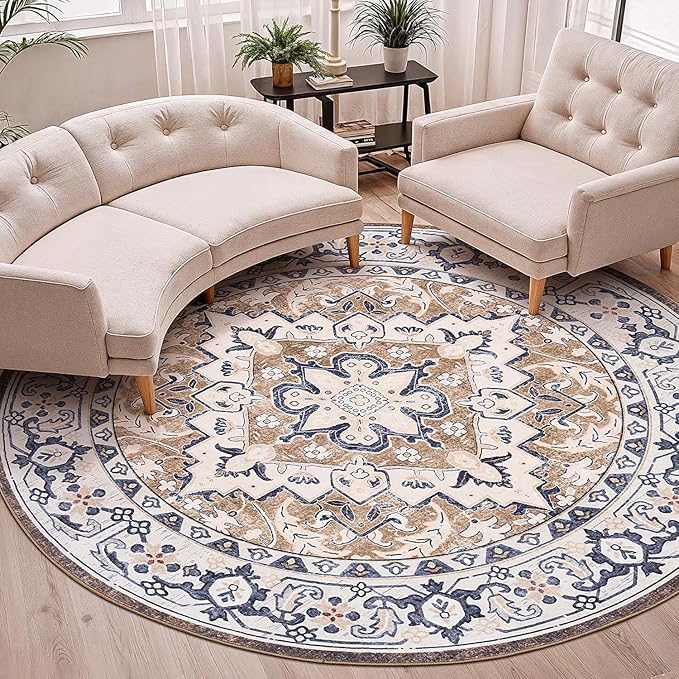 Lofus 8ft Area Rugs for Living Room, Washable Area Rug, Rugs for Bedroom by Lofus
