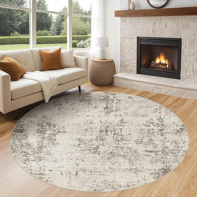 UERMEI 6ft Round Area Rug Living Room Rugs - Image 8