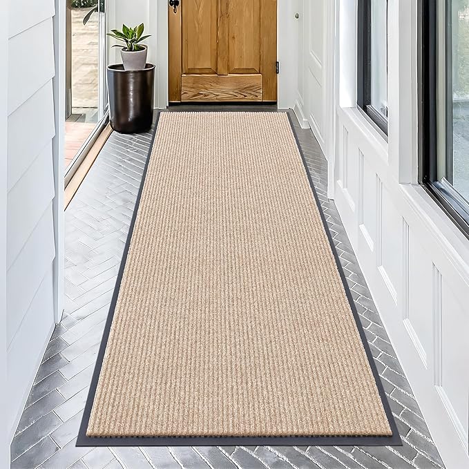 OLANLY Front Door Mat Indoor Outdoor Entrance, Waterproof Heavy Duty Doormat by OLANLY