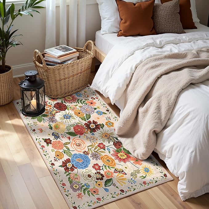 2x5 Entryway Runner Rugs, Non Slip Washable Rugs