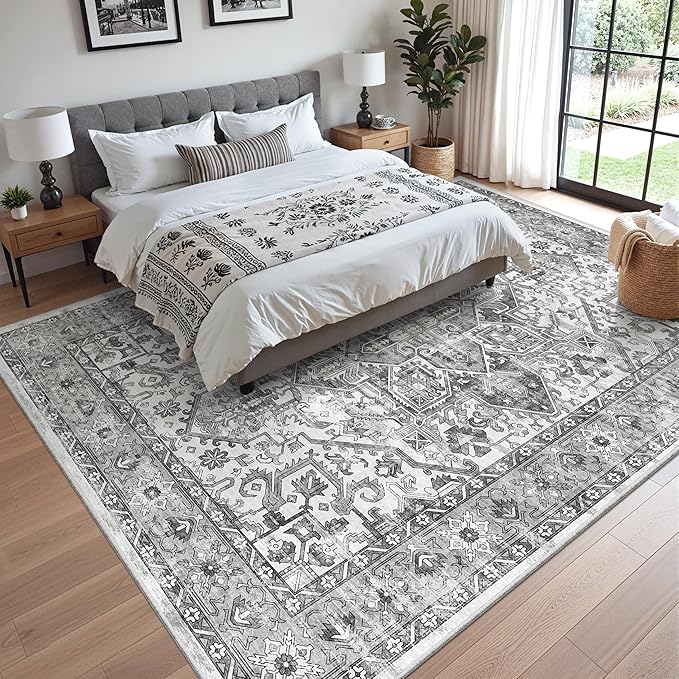 zesthome 8x10 Area Rugs for Living Room, Non-Slip Backing Washable Rugs - Image 9