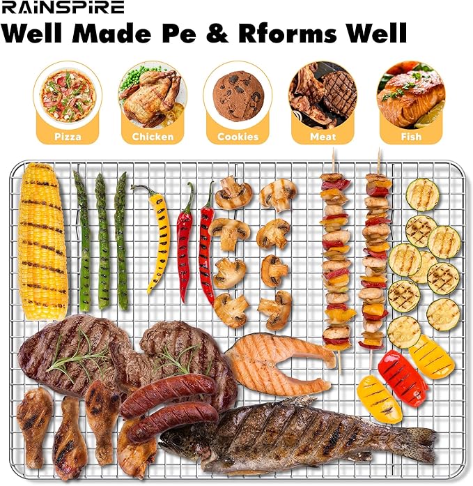 Rainspire Cooling Rack Stainless Steel, Heavy Duty Cooling Racks - Image 6